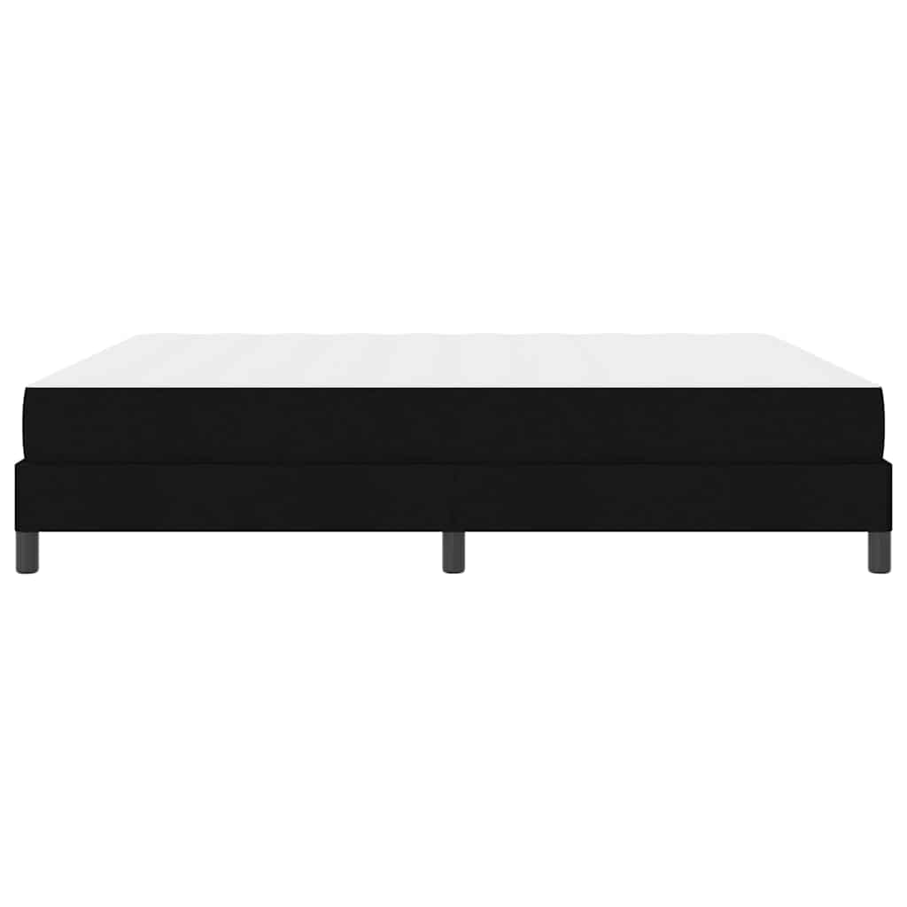 Letto a molle con materasso Nero 180 x 200 cm Tessuto - homemem39