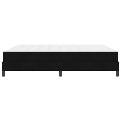 Letto a molle con materasso Nero 180 x 200 cm Tessuto - homemem39