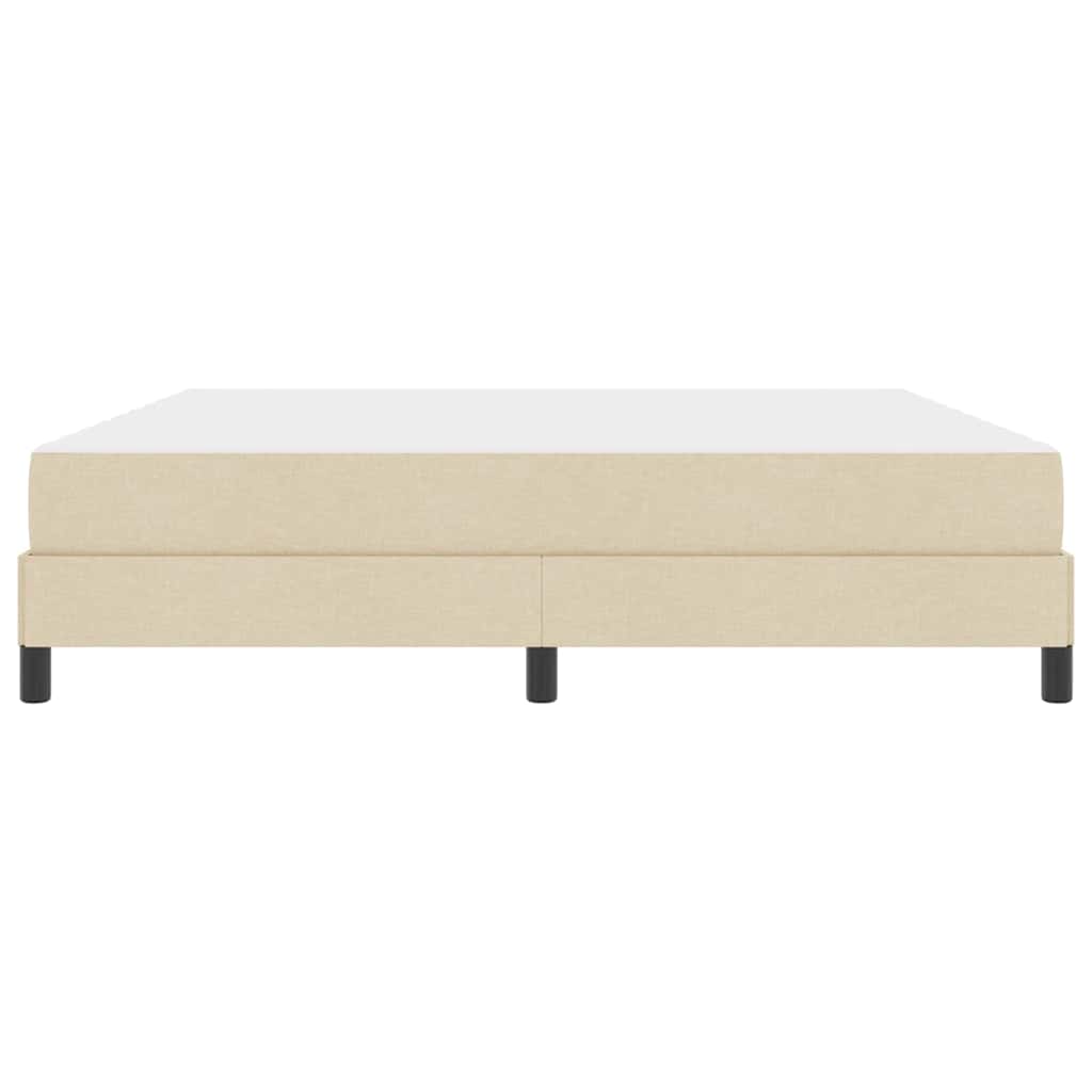 Letto a molle Crema 180 x 200 cm Tessuto | homemem39