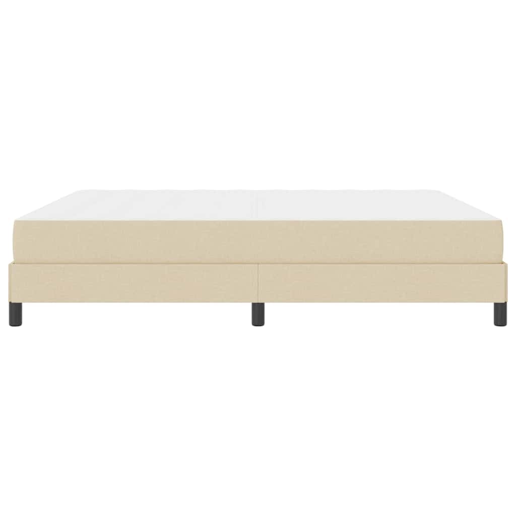 Letto a molle Crema 180 x 200 cm Tessuto | homemem39