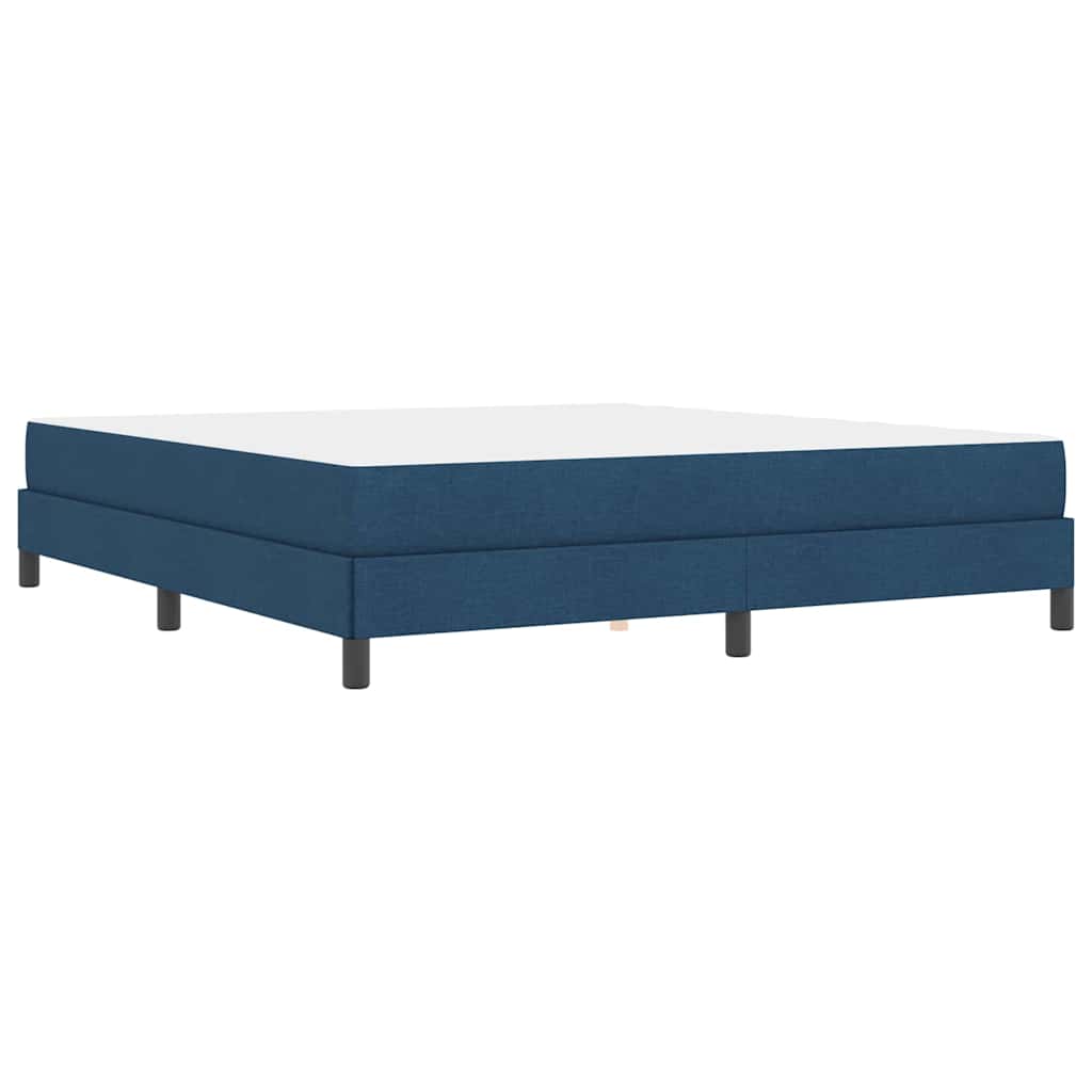 Letto a molle con materasso Blu 180 x 200 cm Tessuto | homemem39