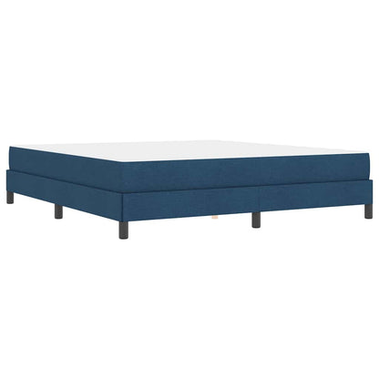 Letto a molle con materasso Blu 180 x 200 cm Tessuto | homemem39