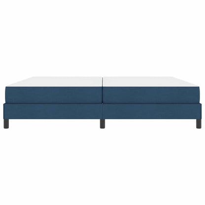 Letto a molle con materasso Blu 200 x 200 cm Tessuto