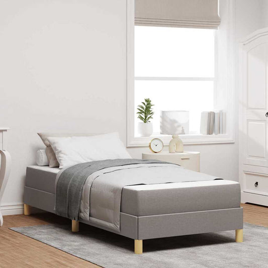 Letto a molle Tortora e Marrone 80 x 200 cm