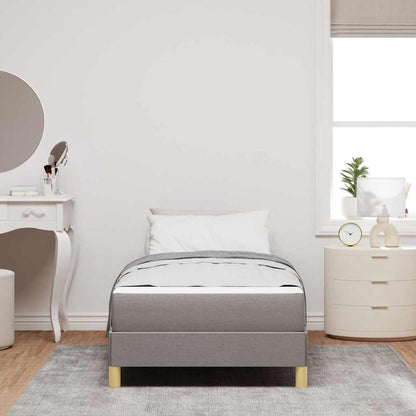 Letto a molle Tortora e Marrone 80 x 200 cm