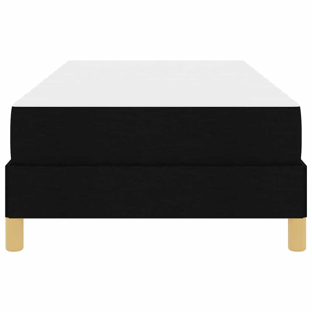Letto a molle con materasso Nero 90 x 200 cm Tessuto | homemem39