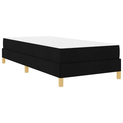 Letto a molle Nero e Marrone 100 x 200 cm