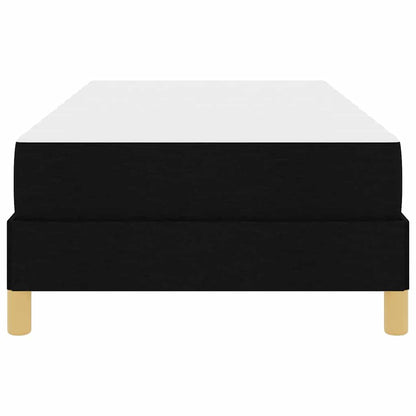 Letto a molle Nero e Marrone 100 x 200 cm