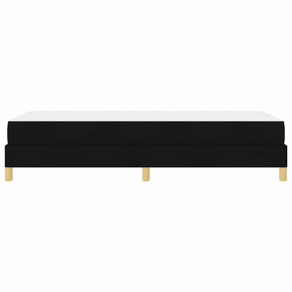 Letto a molle Nero e Marrone 100 x 200 cm