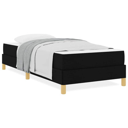 Letto a molle Nero e Marrone 100 x 200 cm