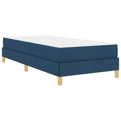 Letto a molle Blu e Bianco 100 x 200 cm Schiuma