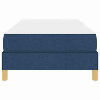 Letto a molle Blu e Bianco 100 x 200 cm Schiuma