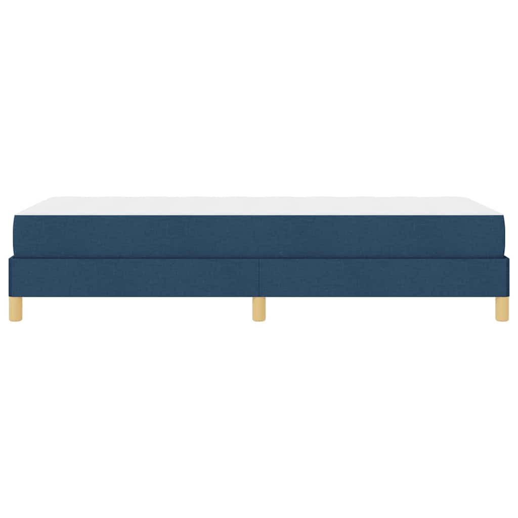 Letto a molle Blu e Bianco 100 x 200 cm Schiuma