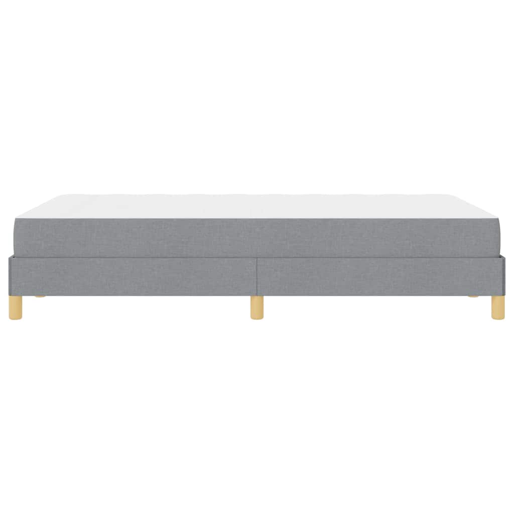 Letto a molle con materasso Grigio chiaro 120 x 190 cm Tessuto | homemem39