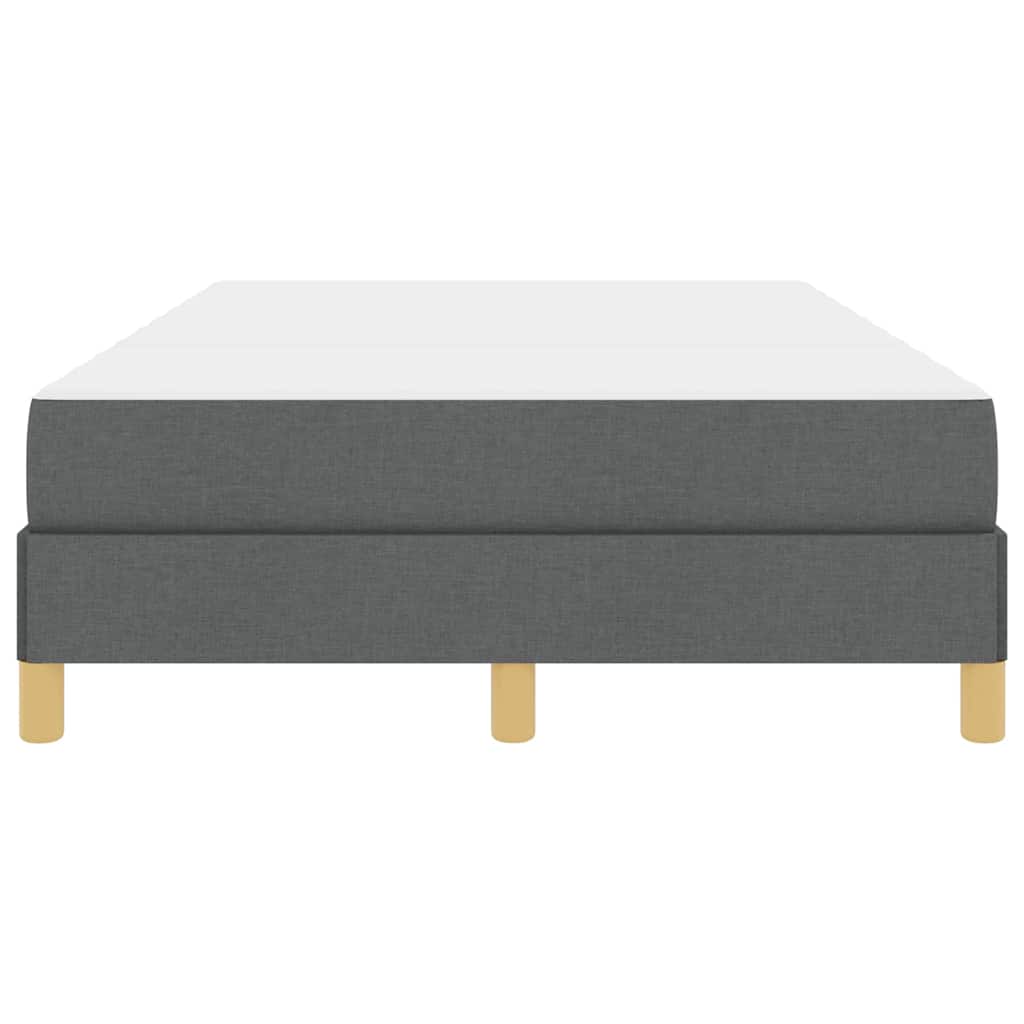 Letto a molle con materasso Grigio scuro 120 x 190 cm Tessuto | homemem39