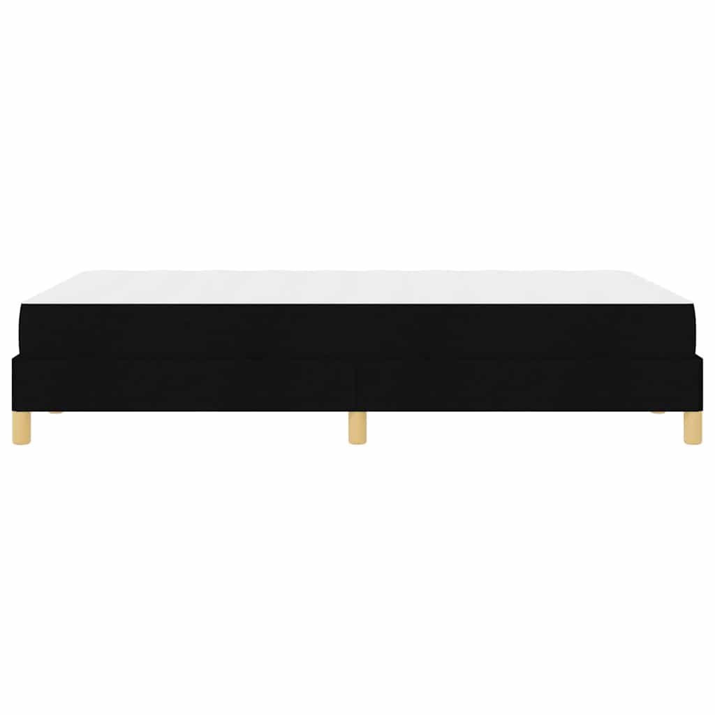 Letto a molle con materasso Nero 120 x 190 cm Tessuto | homemem39
