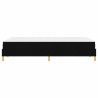 Letto a molle con materasso Nero 120 x 190 cm Tessuto | homemem39