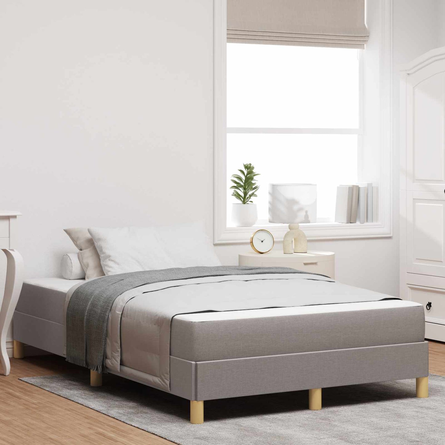 Letto a molle con materasso Talpa 120 x 190 cm Tessuto | homemem39