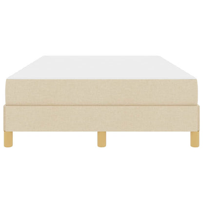 Letto a molle Crema e Marrone 120 x 190 cm