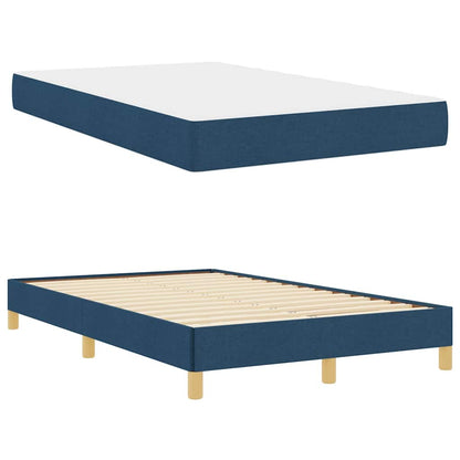 Letto a molle Blu e Marrone 120 x 190 cm