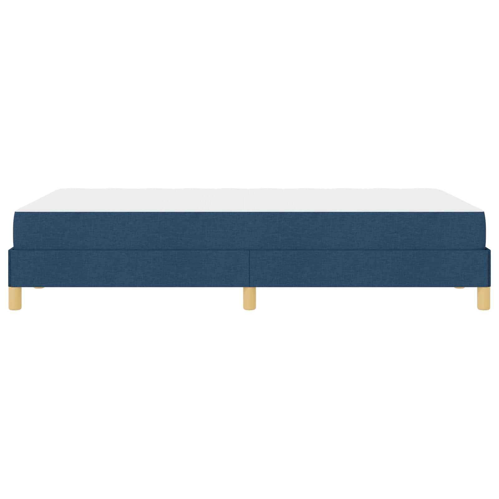 Letto a molle con materasso Blu 120 x 190 cm Tessuto | homemem39