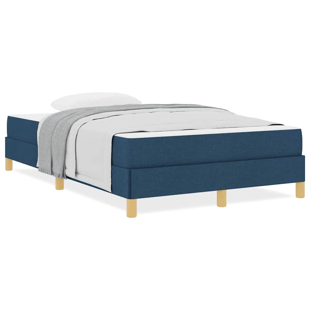 Letto a molle Blu e Marrone 120 x 190 cm