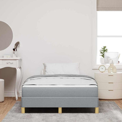 Letto a molle con materasso Grigio chiaro 120 x 200 cm Tessuto | homemem39