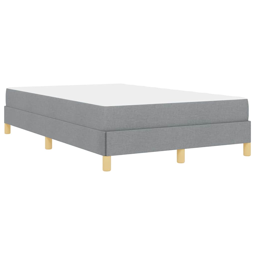 Letto a molle con materasso Grigio chiaro 120 x 200 cm Tessuto | homemem39