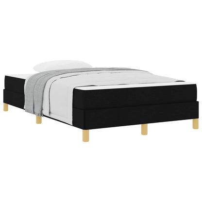 Letto a molle con materasso Nero 120 x 200 cm Tessuto | homemem39