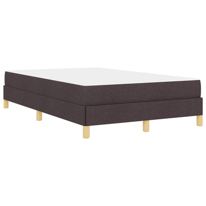 Letto a molle con materasso Marrone Scuro 120 x 200 cm Tessuto | homemem39