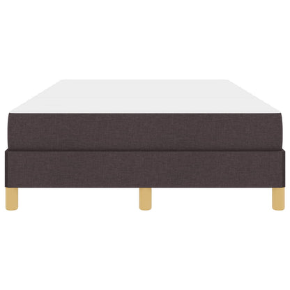 Letto a molle con materasso Marrone Scuro 120 x 200 cm Tessuto | homemem39