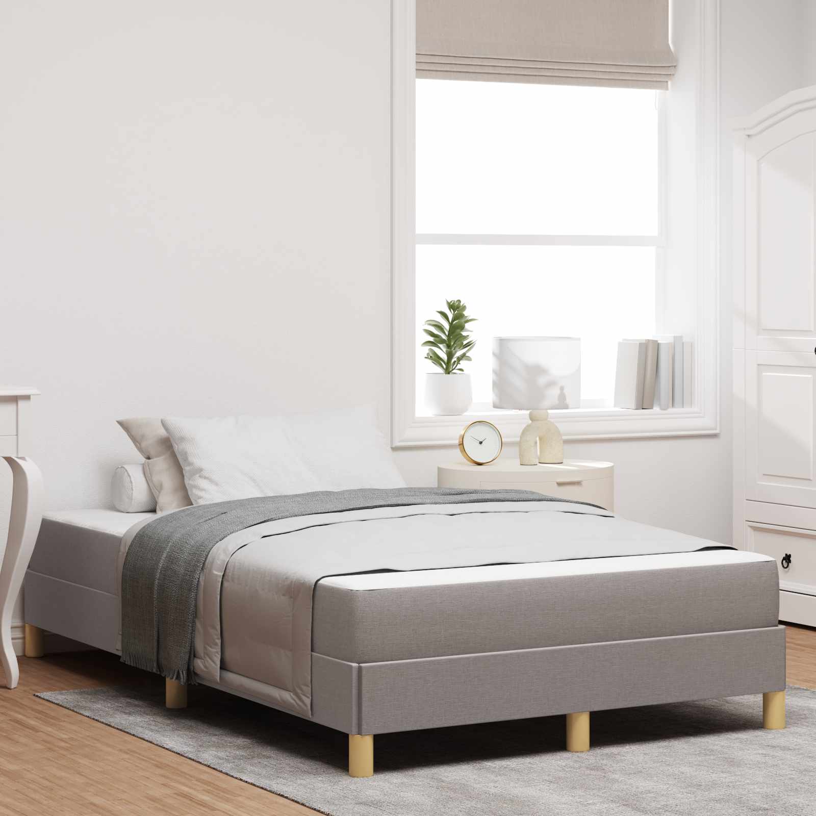 Letto a molle con materasso Talpa 120 x 200 cm Tessuto | homemem39