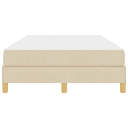 Letto a molle con materasso Crema 120 x 200 cm Tessuto | homemem39