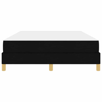 Letto a molle con materasso Nero 140 x 190 cm Tessuto | homemem39