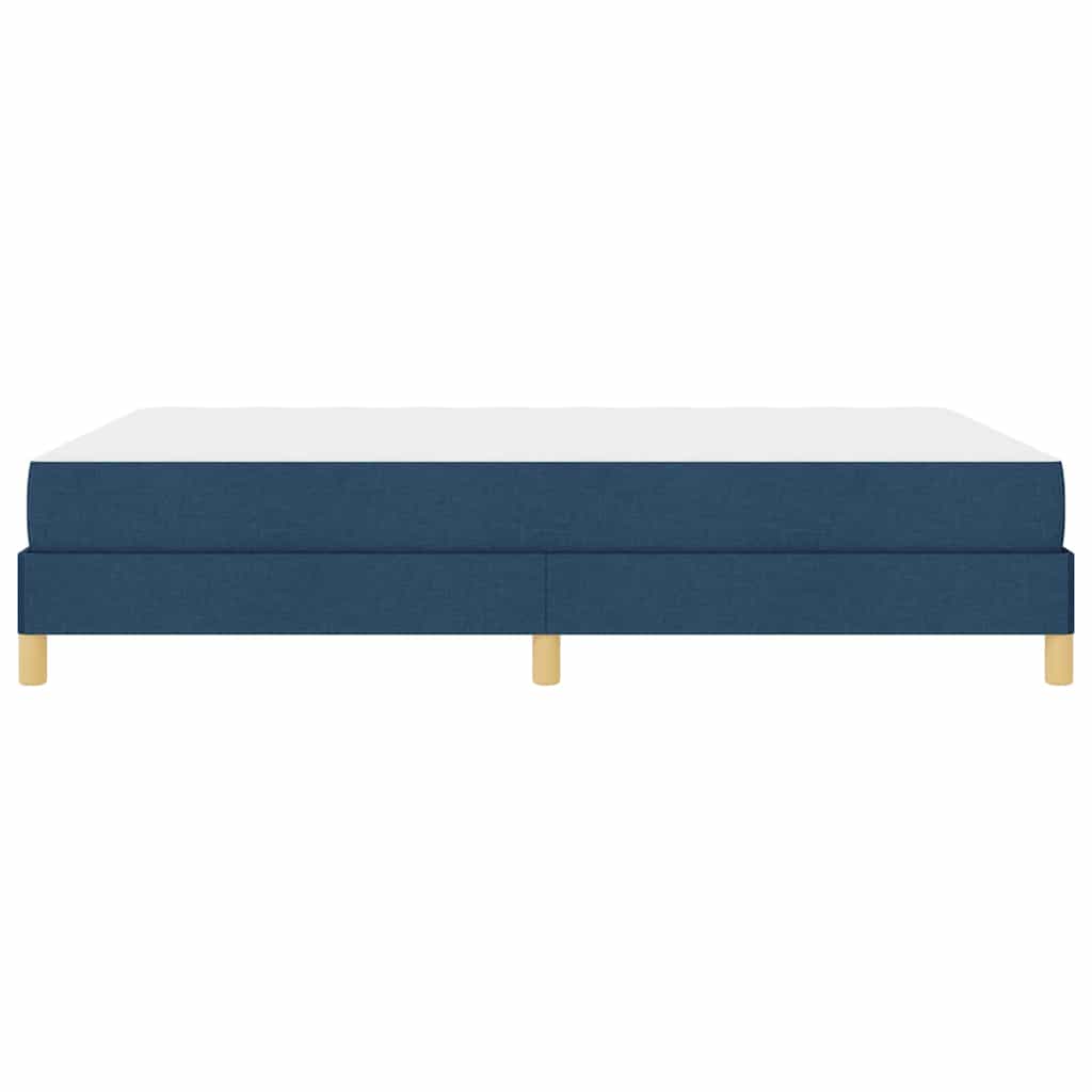 Letto a molle Blu e Marrone 140 x 190 cm