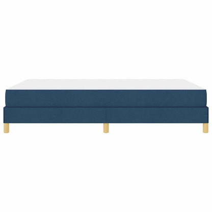Letto a molle Blu e Marrone 140 x 190 cm