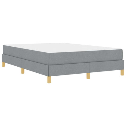 Letto a molle con materasso Grigio chiaro 140 x 200 cm Tessuto | homemem39
