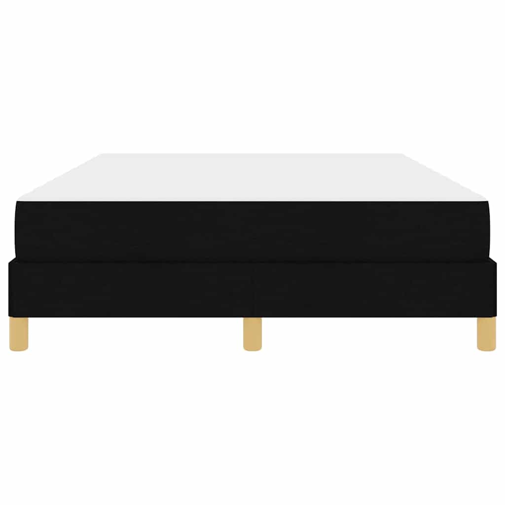 Letto a molle con materasso Nero 140 x 200 cm Tessuto | homemem39