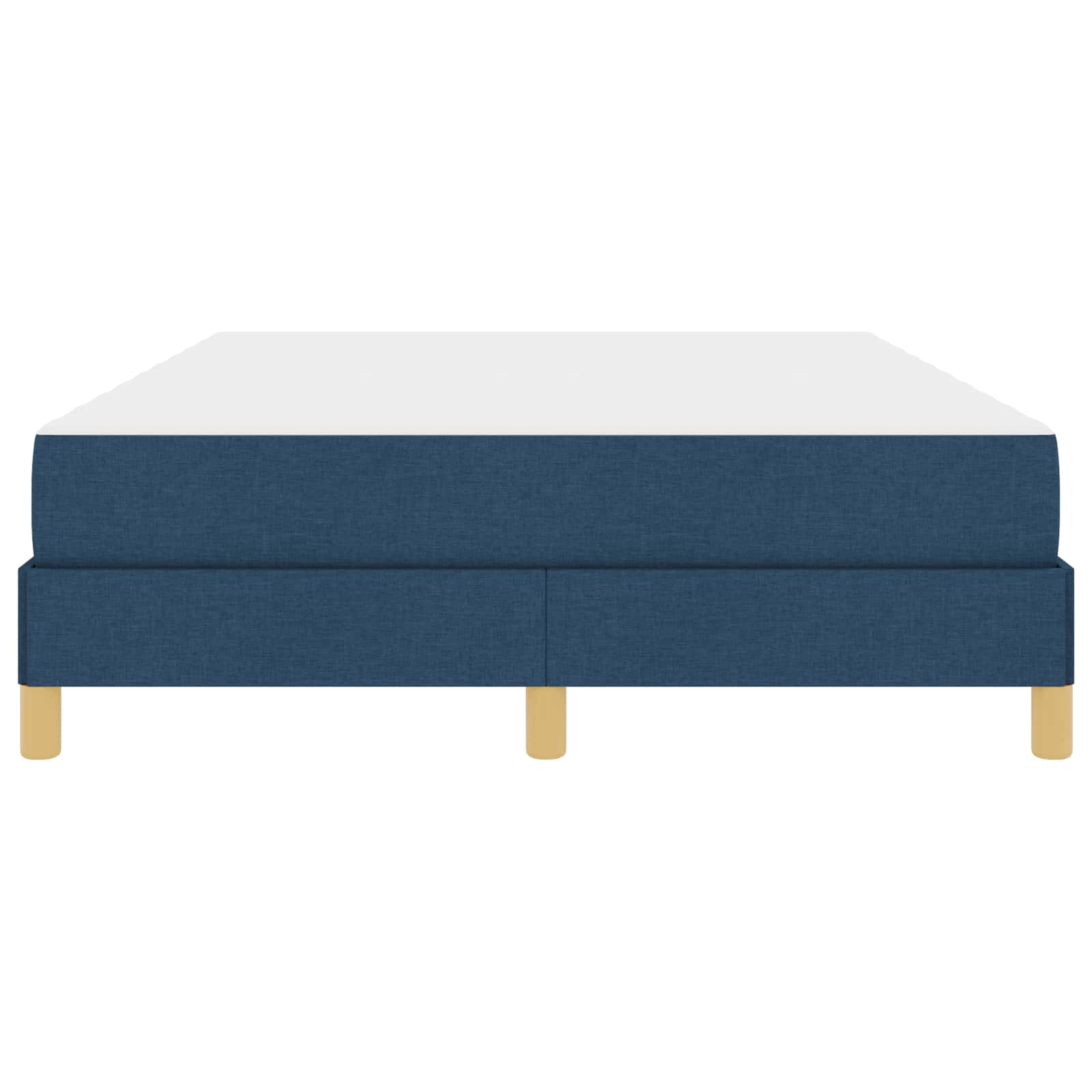 Letto a molle con materasso Blu 140 x 200 cm Tessuto | homemem39