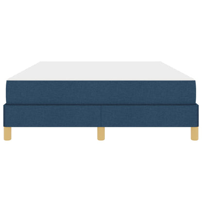 Letto a molle con materasso Blu 140 x 200 cm Tessuto | homemem39