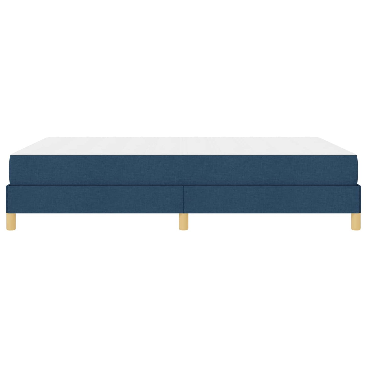 Letto a molle con materasso Blu 140 x 200 cm Tessuto | homemem39