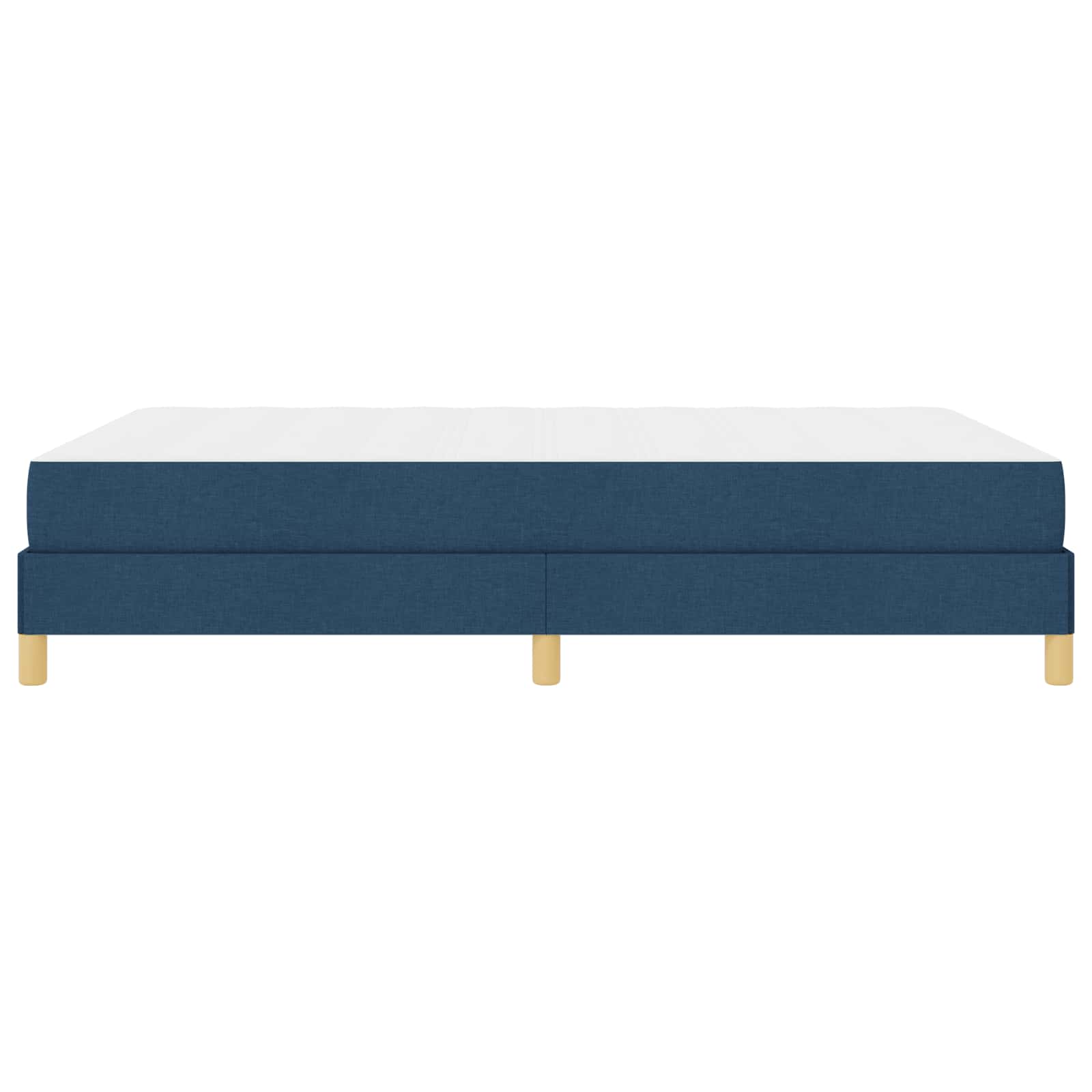 Letto a molle con materasso Blu 140 x 200 cm Tessuto | homemem39