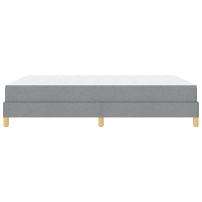 Letto a molle Grigio chiaro e Marrone 160 x 200 cm