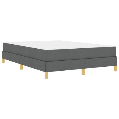 Letto a molle Grigio scuro e Marrone 160 x 200 cm