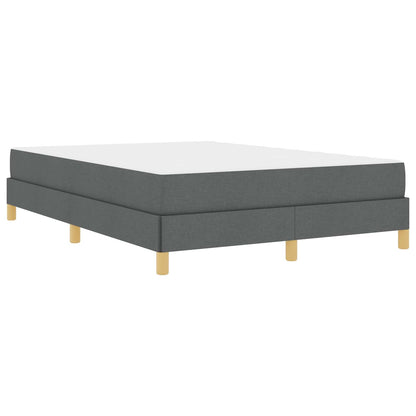 Letto a molle con materasso Grigio scuro 160 x 200 cm Tessuto | homemem39