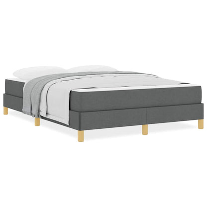 Letto a molle Grigio scuro e Marrone 160 x 200 cm