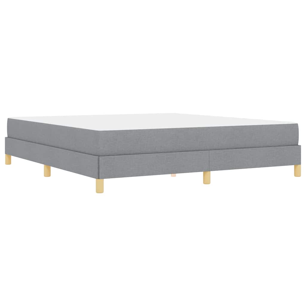 Letto a molle con materasso Grigio chiaro 180 x 200 cm Tessuto | homemem39