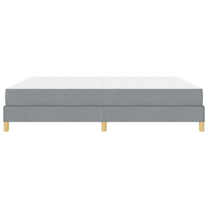 Letto a molle con materasso Grigio chiaro 180 x 200 cm Tessuto | homemem39