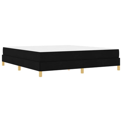 Letto a molle con materasso Nero 180 x 200 cm Tessuto | homemem39