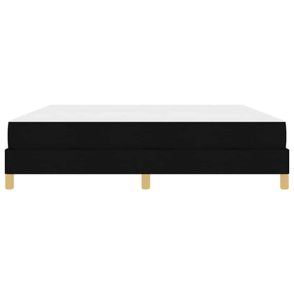 Letto a molle Nero e Marrone 180 x 200 cm